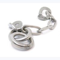Chain and 2x Ring Anchor INOX ø10mm / 383